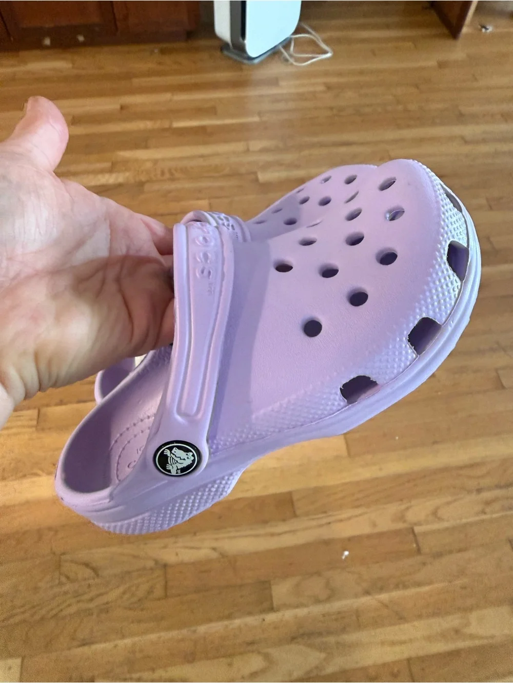 CROCS Kids Classic Clog in Light Purple